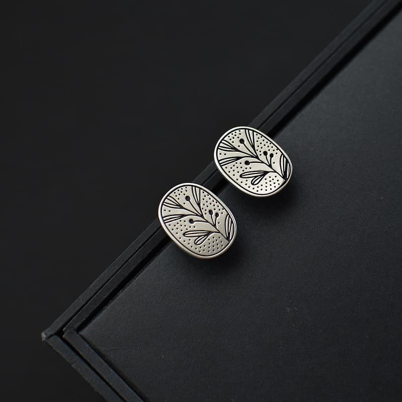 گوشواره نقره کد E054