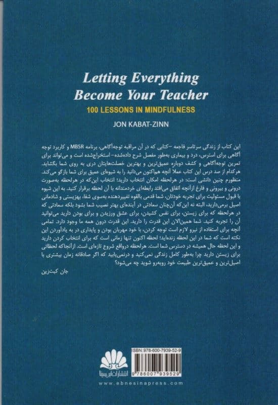 بگذار همه‌ چیز آموزگار تو شود (100 درس توجه‌آگاهی)