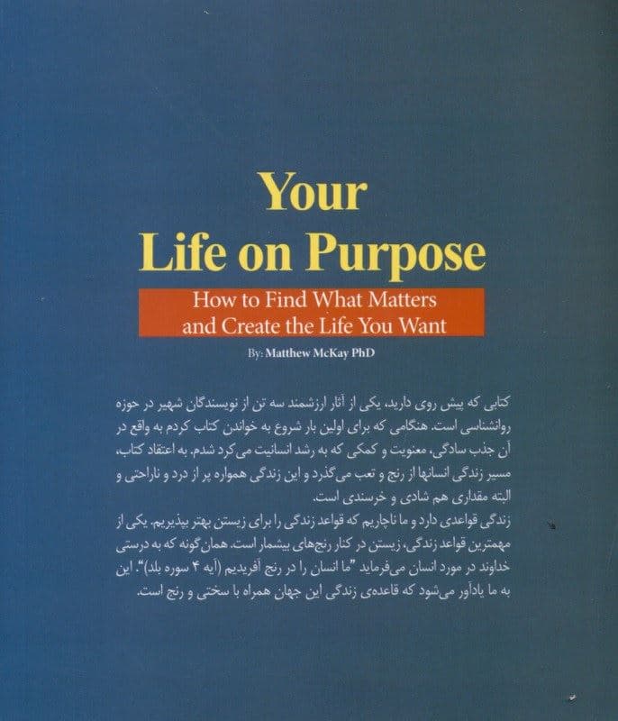 زندگی هدفمند (چگونه آن‌چه را که در زندگی‌تان مهم است بیابید و آن‌چه را که می‌خواهید خلق کنید)
