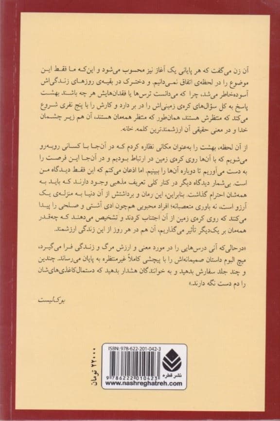 نفر دیگری که در بهشت ملاقات می‌کنید (ادامه کتاب در بهشت 5 نفر منتظر شما هستند)