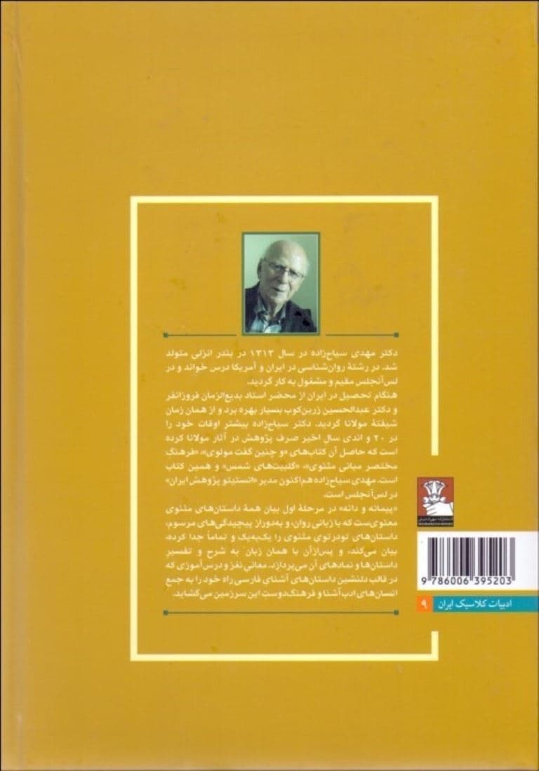 پیمانه و دانه ( شرح و تفسیر همه‌ی داستان‌های مثنوی معنوی به نثر روان امروزی)
