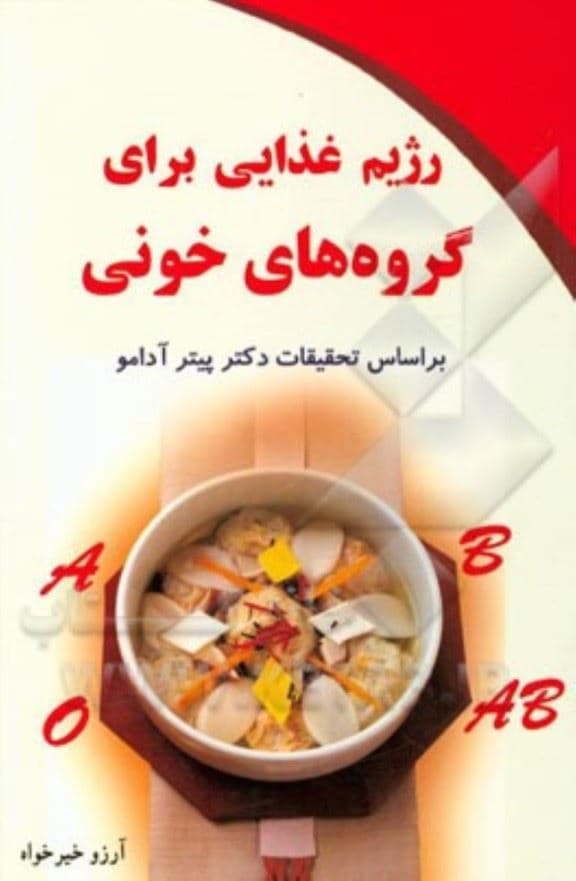 رژیم غذایی برای گروه‌های خونی بر اساس تحقیقات دکتر پیتر آدامو
