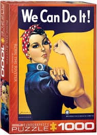 پازل (1000 تکه) رزی پرچین Rosie the Riveter