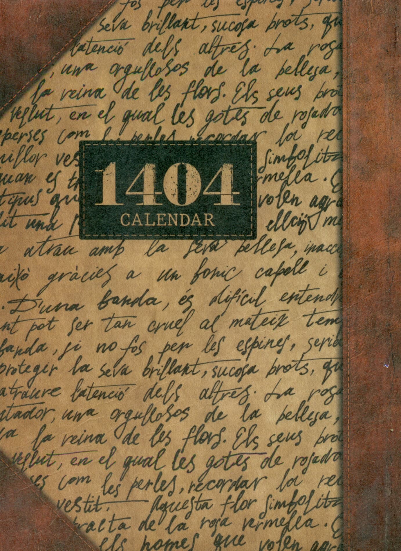 تقویم پالتویی وینتیج 1404 کد 2