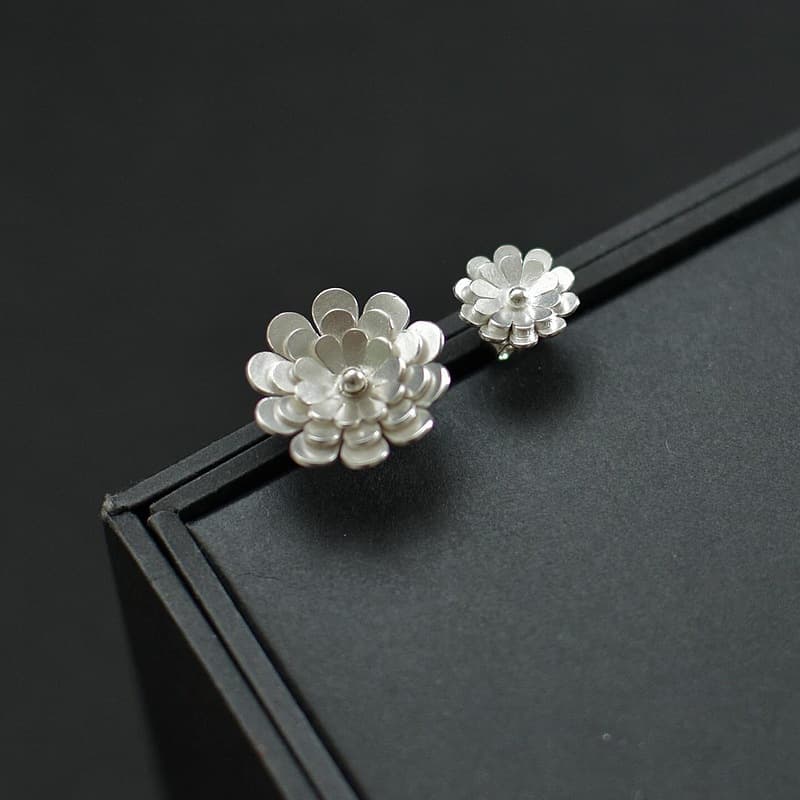 گوشواره نقره کد E051