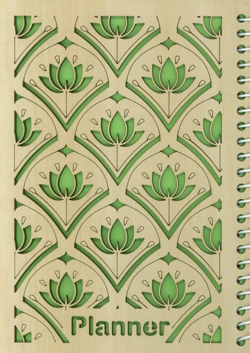 دفتر برنامه ریزی گل مرداب (پلنر سالانه،کد 907)،(سیمی،لیزری)