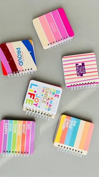 دفترچه یادداشت فانتزی 10*10سیمی