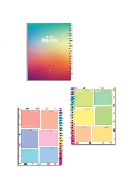 پلنر هفتگی رنگی