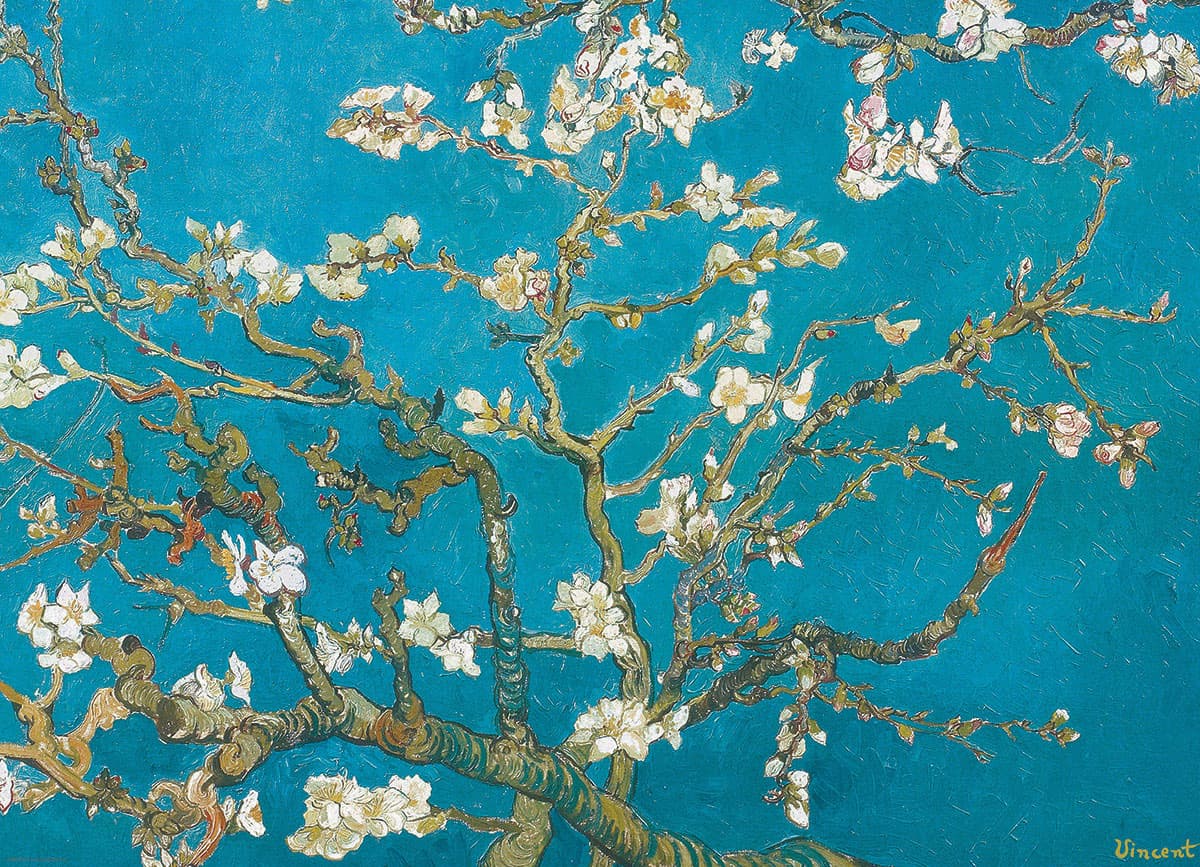 پازل 1000 تکه شکوفه بادام اثر ون‌سان ون‌گوگ Almond Blossom