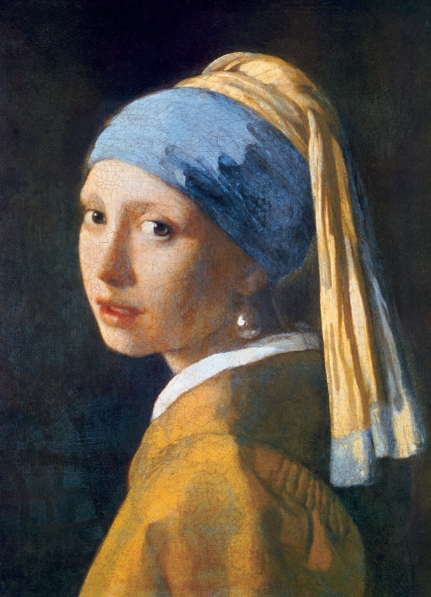 پازل (1000 تکه) دختری با گوشواره مروارید اثر یوهانس فرمیر Girl With the Pearl Earring 6000-5158
