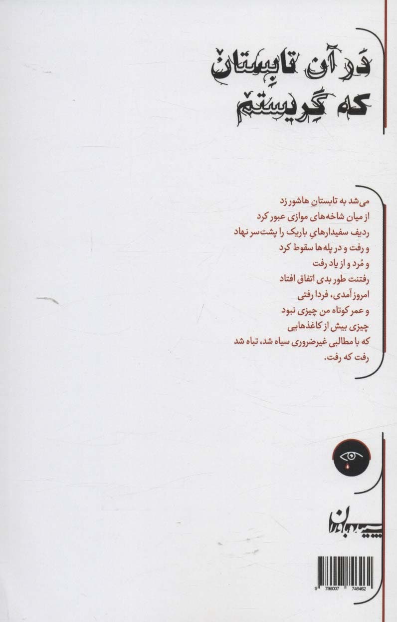 در آن تابستان که گریستم (شعرها و طرح های محمدباقر کلاهی اهری)