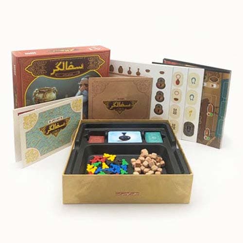 بسته ی بازی سفالگر (بازی گل و آتش)،(باجعبه)