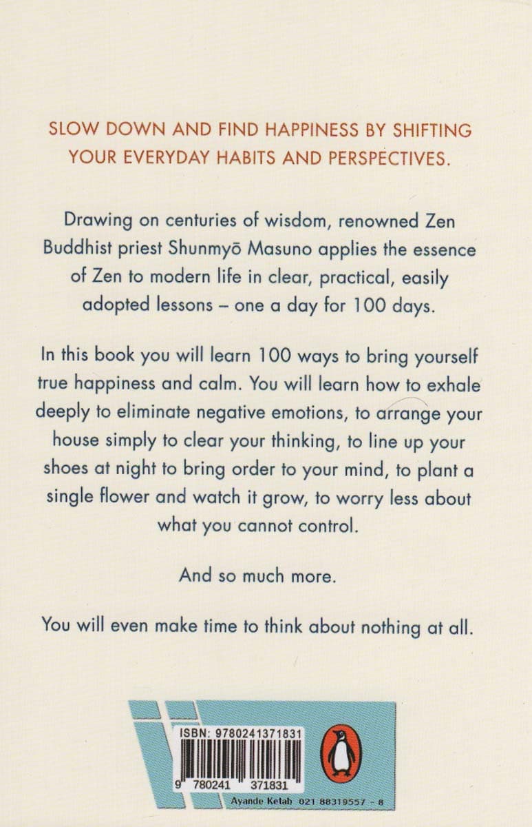 ZEN:THE ART OF SIMPLE LIVING (ذن:هنر ساده زیستن)،(زبان اصلی،انگلیسی)