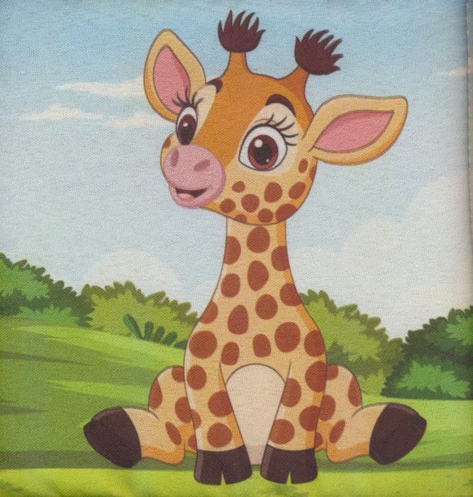 کتاب پارچه ای حیوانات جنگل