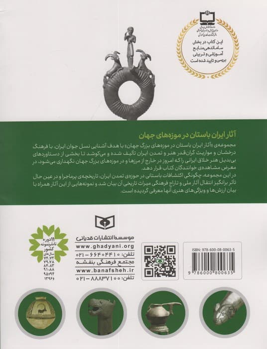 آثار ایران باستان (در موزه ی متروپولیتن-نیویورک)،(گلاسه)