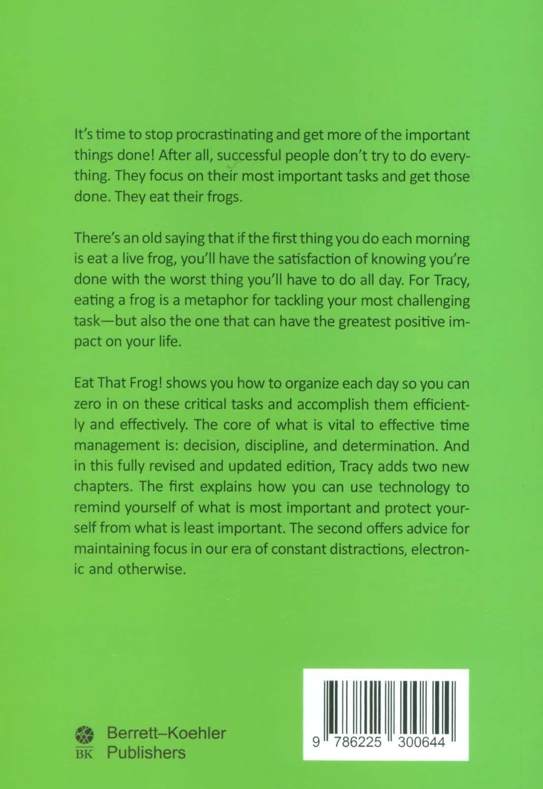 !EAT THAT FROG:قورباغه ات را قورت بده (زبان اصلی،انگلیسی)