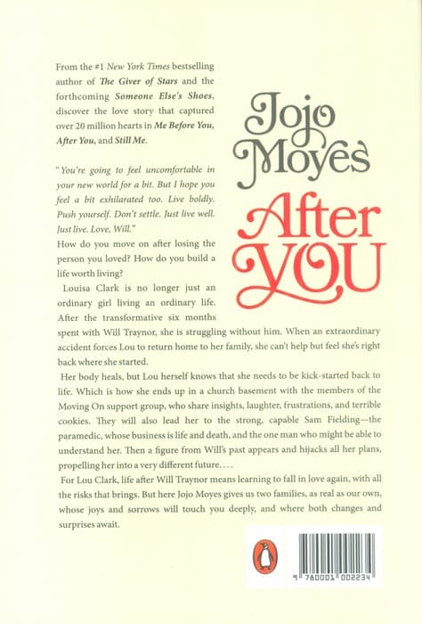 AFTER YOU:پس از تو (زبان اصلی،انگلیسی)