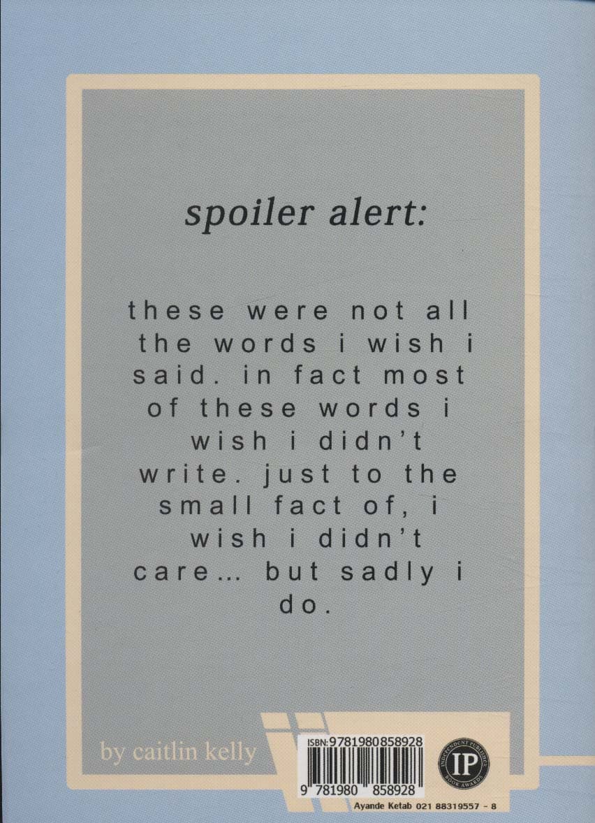 THE WORDS I WISH I SAID:حرف هایی که کاش می زدم (زبان اصلی،انگلیسی)