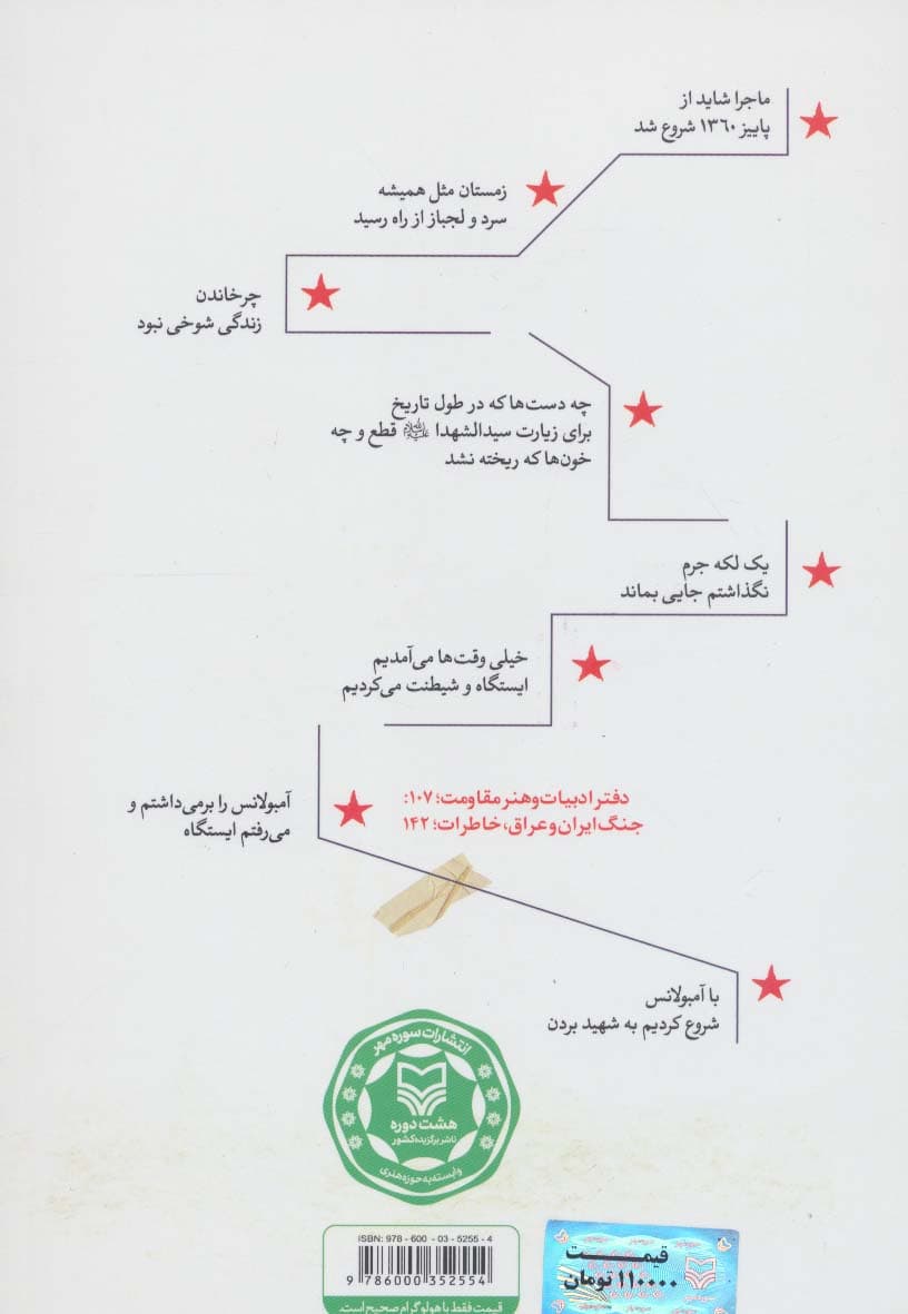 روزهای پیام بری (روایتی از زندگی غلامحسن حدادزادگان،پیام رسان و راننده پیکر شهدا)