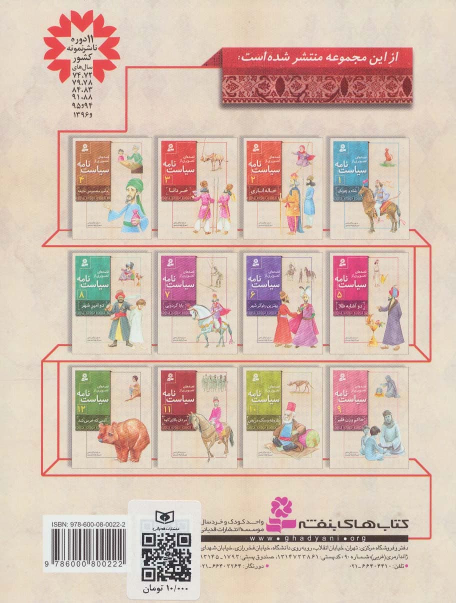 قصه های تصویری از سیاست نامه 9 (حاکم و زن فقیر)،(گلاسه)