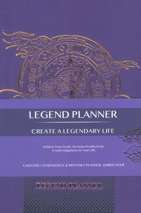 دفتر برنامه ریزی (پلنر لجند LEGEND PLANNER،بنفش)