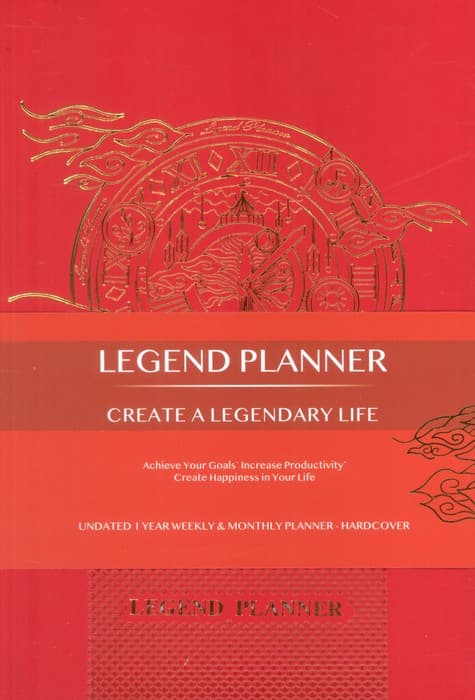 دفتر برنامه ریزی (پلنر لجند LEGEND PLANNER،قرمز)