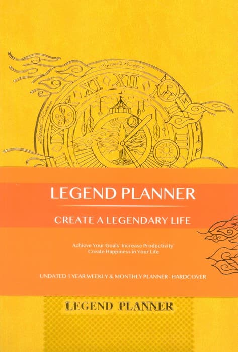 دفتر برنامه ریزی (پلنر لجند LEGEND PLANNER،زرد)