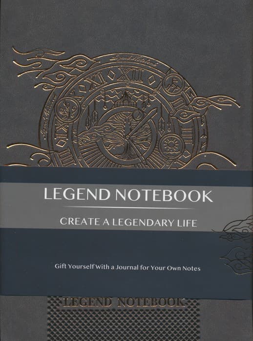 دفتر یادداشت خط دار LEGEND (خاکستری)