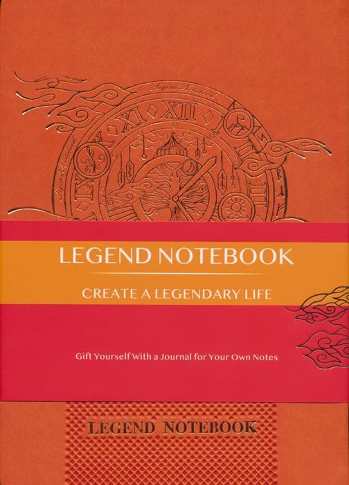 دفتر یادداشت خط دار LEGEND (نارنجی)