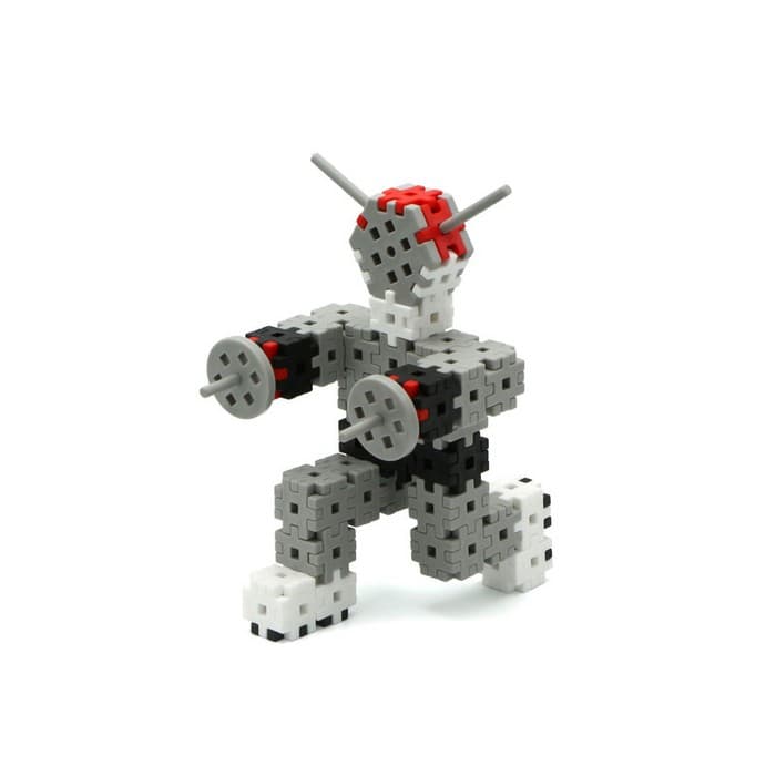 بسته اسباب بازی ساختنی شیش پر:لیبل قرمز (بسته روبات)