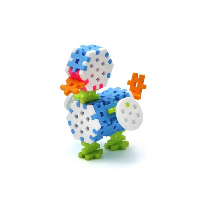 بسته اسباب بازی ساختنی شیش پر:لیبل نارنجی (بسته اردک)