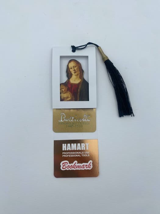نشانه کتاب مشاهیر:SANDRO BOTTICELLI 3 (بوک مارک،کد 769)،(فلزی)