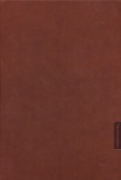 دفتر خط دار (طرح DAVINCI،کد 330)،(چرم،لب طلایی،پلاکدار)