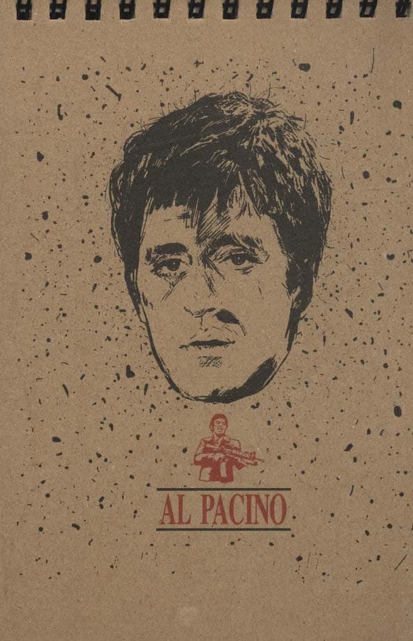 دفترچه یادداشت بی خط (سینمایی:آل پاچینو)،(کد 8486)،(سیمی)