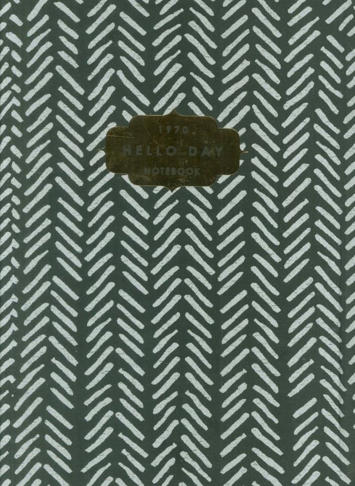 دفتر خط دار (HELLO DAY 1970)،(کد 987)