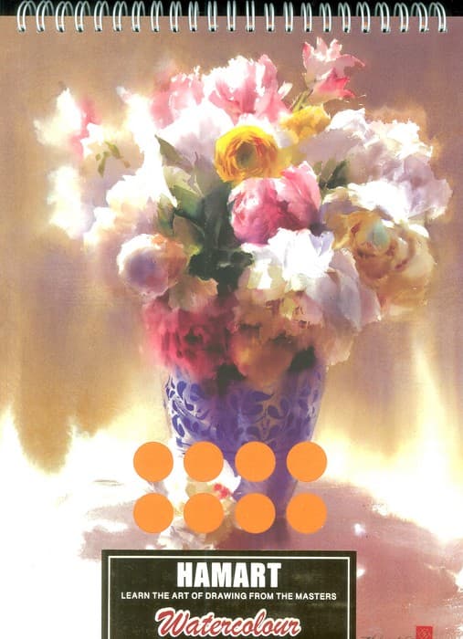 دفتر طراحی آبرنگ A4 (کد991)،(سیمی)