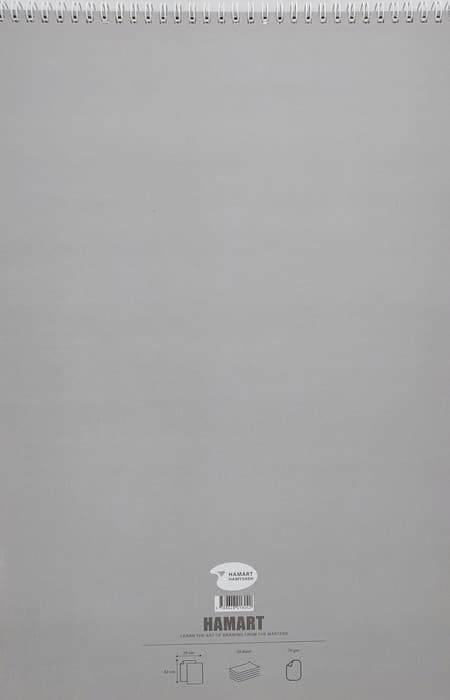 دفتر طراحی اسکچ A3 (کد042)،(سیمی)