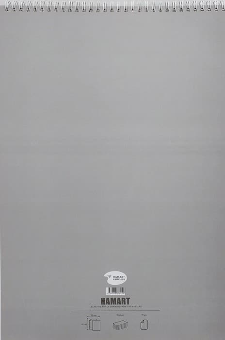 دفتر طراحی اسکچ A3 (کد059)،(سیمی)