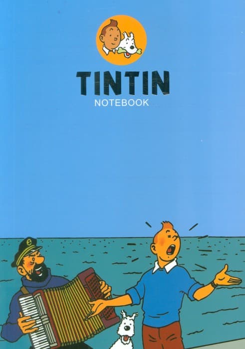 دفتر خط دار تن تن (آبی،کد202)