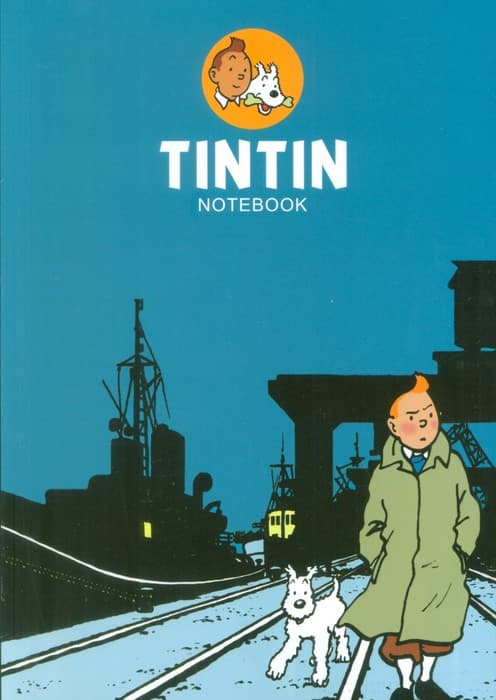 دفتر خط دار تن تن (آبی،کد202)