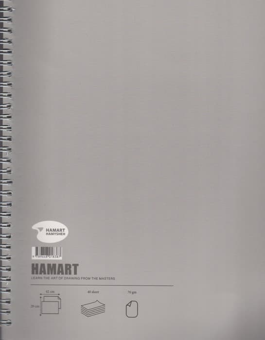 دفتر طراحی نقاشی A3 (کد387)،(سیمی)