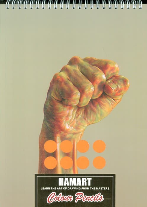 دفتر طراحی مداد رنگی A4 (کد837)،(سیمی)