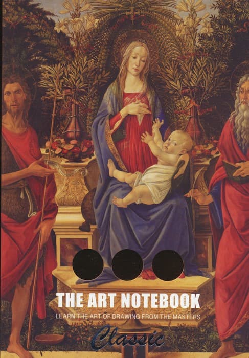 دفتر ترکیبی:خط دار،بی خط،شطرنجی (THE ART NOTEBOOK،کد 929)