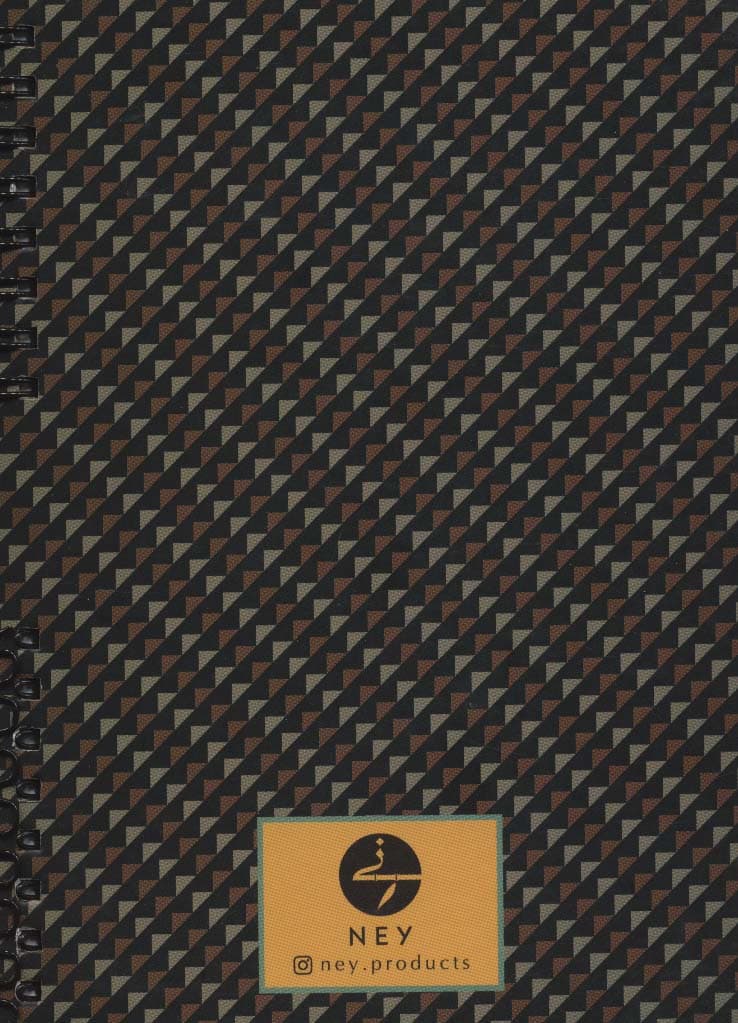 دفتر یادداشت خط دار (طرح IDEA،کد 8)،(سیمی)