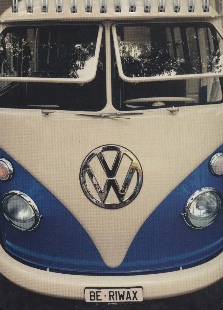 دفتر یادداشت خط دار (طرح ون،کد 4)،(سیمی)