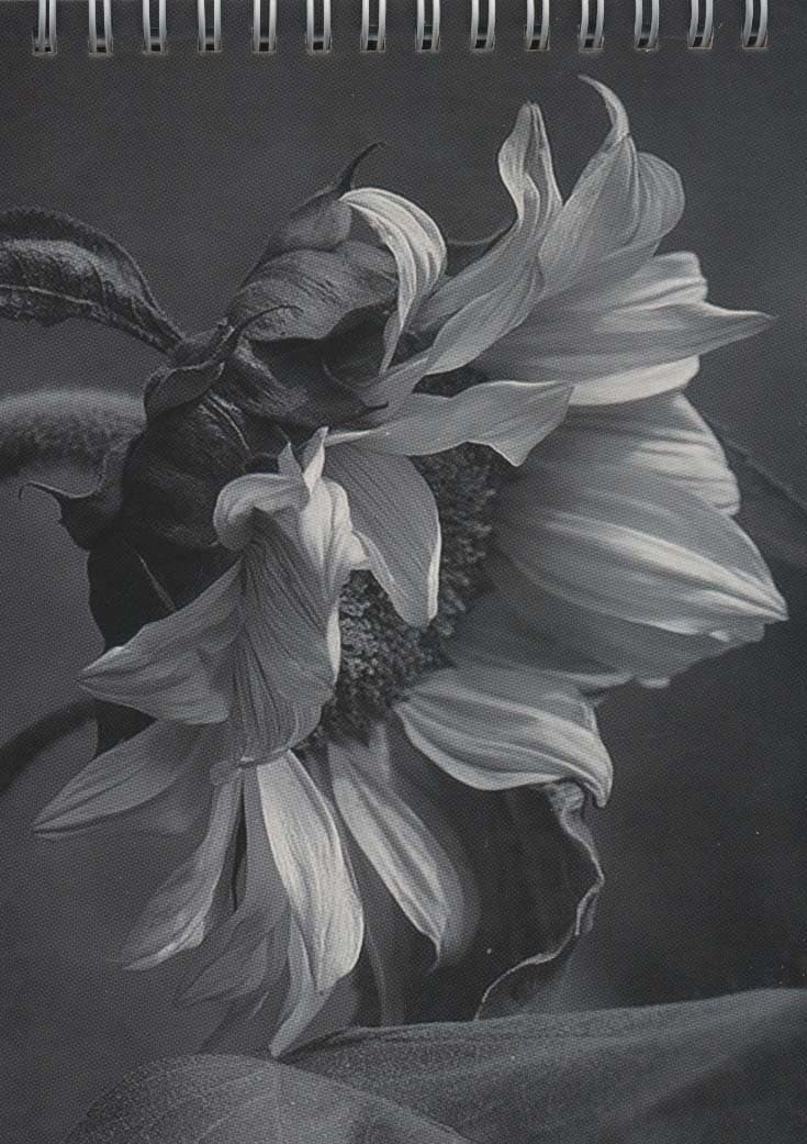 دفتر یادداشت خط دار (طرح گل،کد 1)،(سیمی)