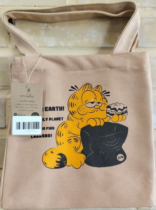 کیف پارچه ای لانچ باکس 24*24 (طرح آستردار)،(مانیز)