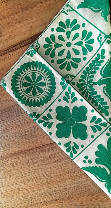 کادوپیچ پارچه ای (طرح کاشی)،(چند رنگ)