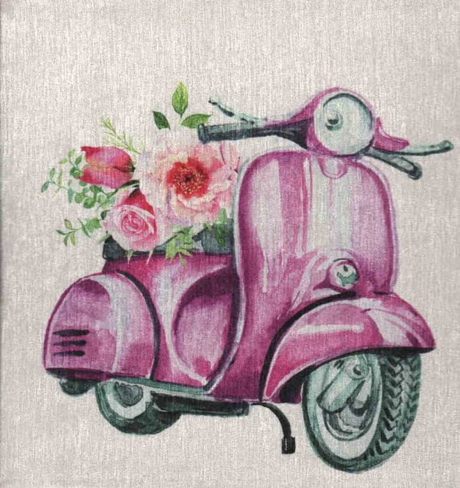 دفتر یادداشت نقطه ای مخملی قدیما (طرح موتور)،(بولت ژورنال17)