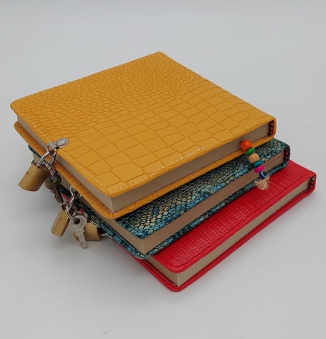 دفتر خاطرات قفل دار قدیما (چند طرح،کد 272)،(ترمو)